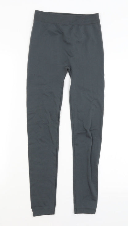 Frock Me Womens Grey   Capri Leggings Size S L25 in