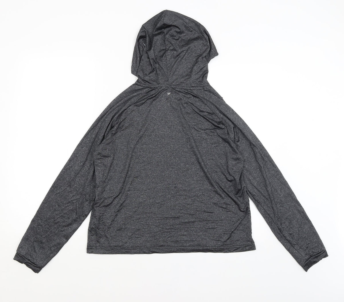 Back view of Atmosphere women’s grey pullover hoodie, size UK 10