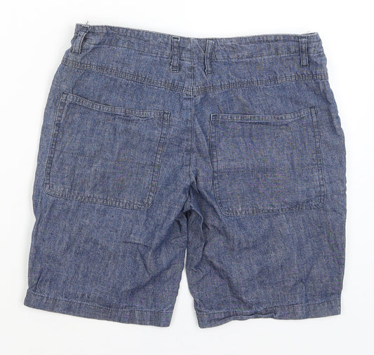 River Island Mens Blue   Bermuda Shorts Size 28 in