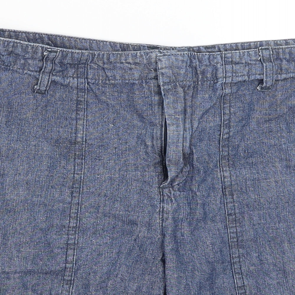 River Island Mens Blue   Bermuda Shorts Size 28 in