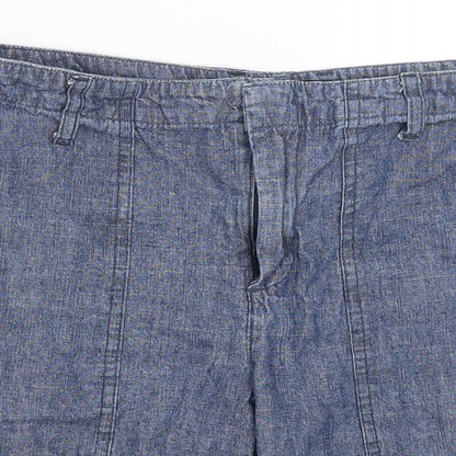 River Island Mens Blue   Bermuda Shorts Size 28 in