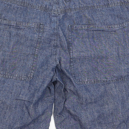River Island Mens Blue   Bermuda Shorts Size 28 in