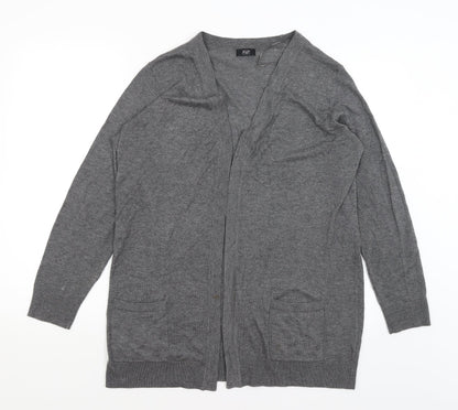F&F Womens Grey   Shrug Jumper Size 16