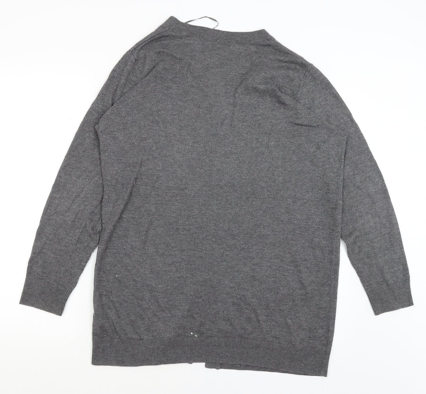 F&F Womens Grey   Shrug Jumper Size 16