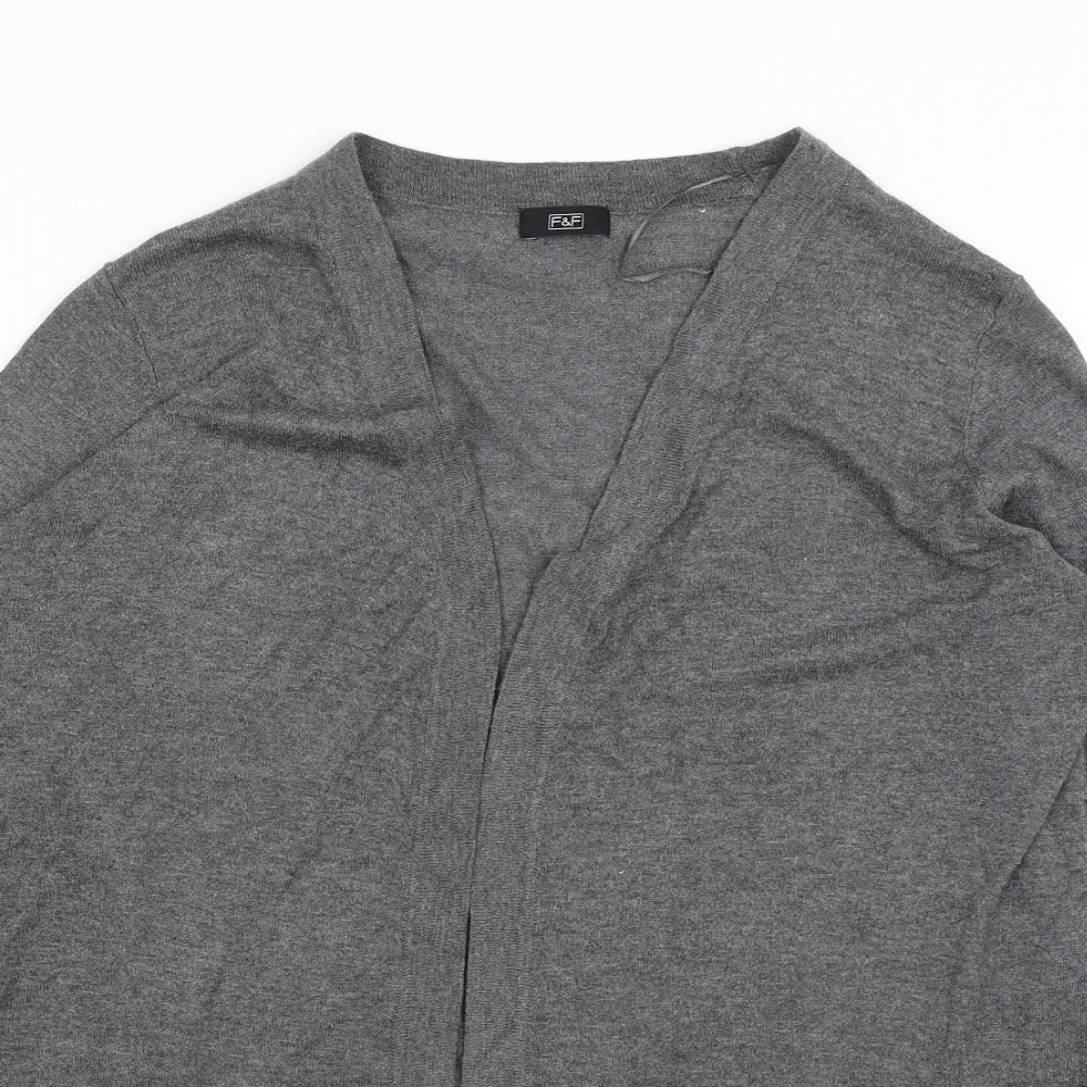 F&F Womens Grey   Shrug Jumper Size 16