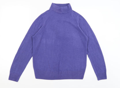 Womens UK Size 12 M&S Purple Pullover Jumper