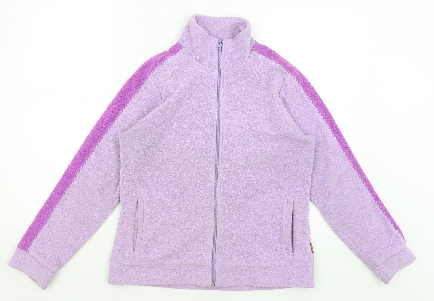 Womens UK Size 10 Maine Pink Full Zip Jumper