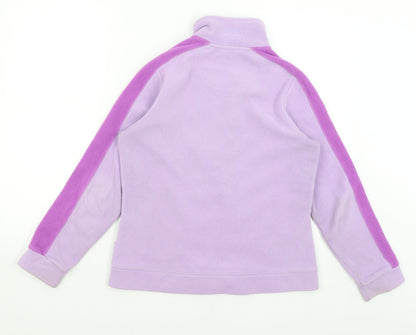 Womens UK Size 10 Maine Pink Full Zip Jumper