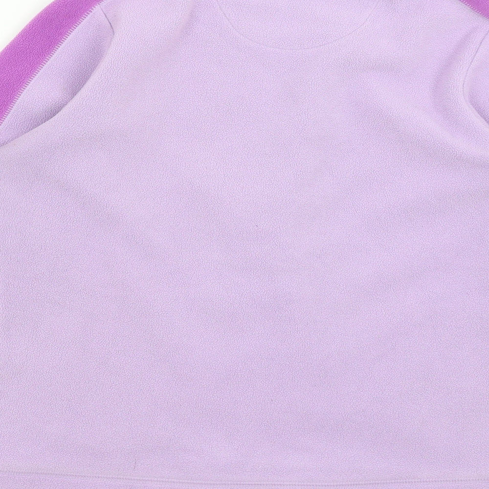 Womens UK Size 10 Maine Pink Full Zip Jumper