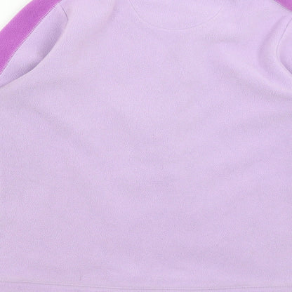 Womens UK Size 10 Maine Pink Full Zip Jumper