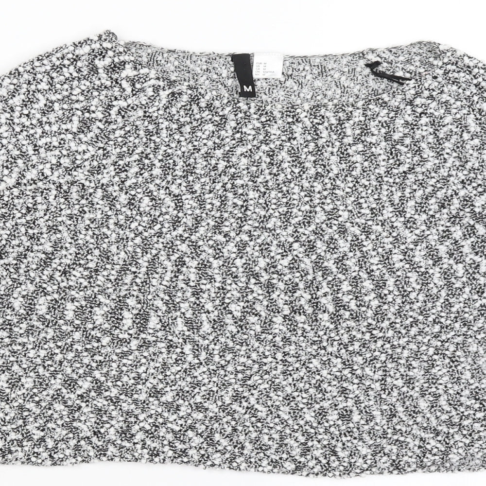 Womens UK Size M Divided Grey Pullover Jumper