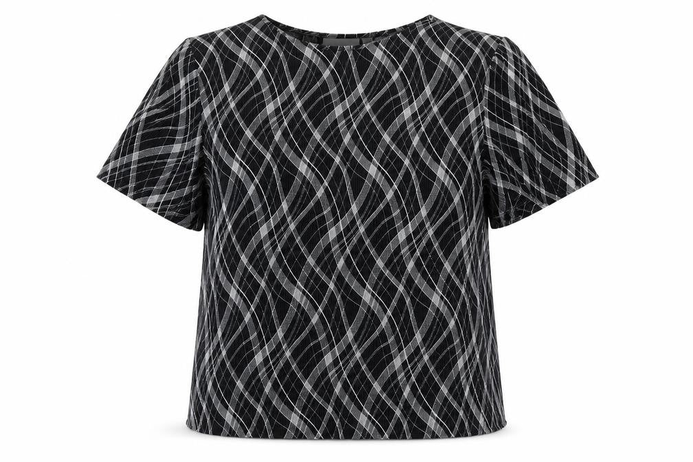 Womens UK Size L Holmewood Black Basic T-Shirt