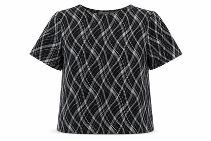 Womens UK Size L Holmewood Black Basic T-Shirt