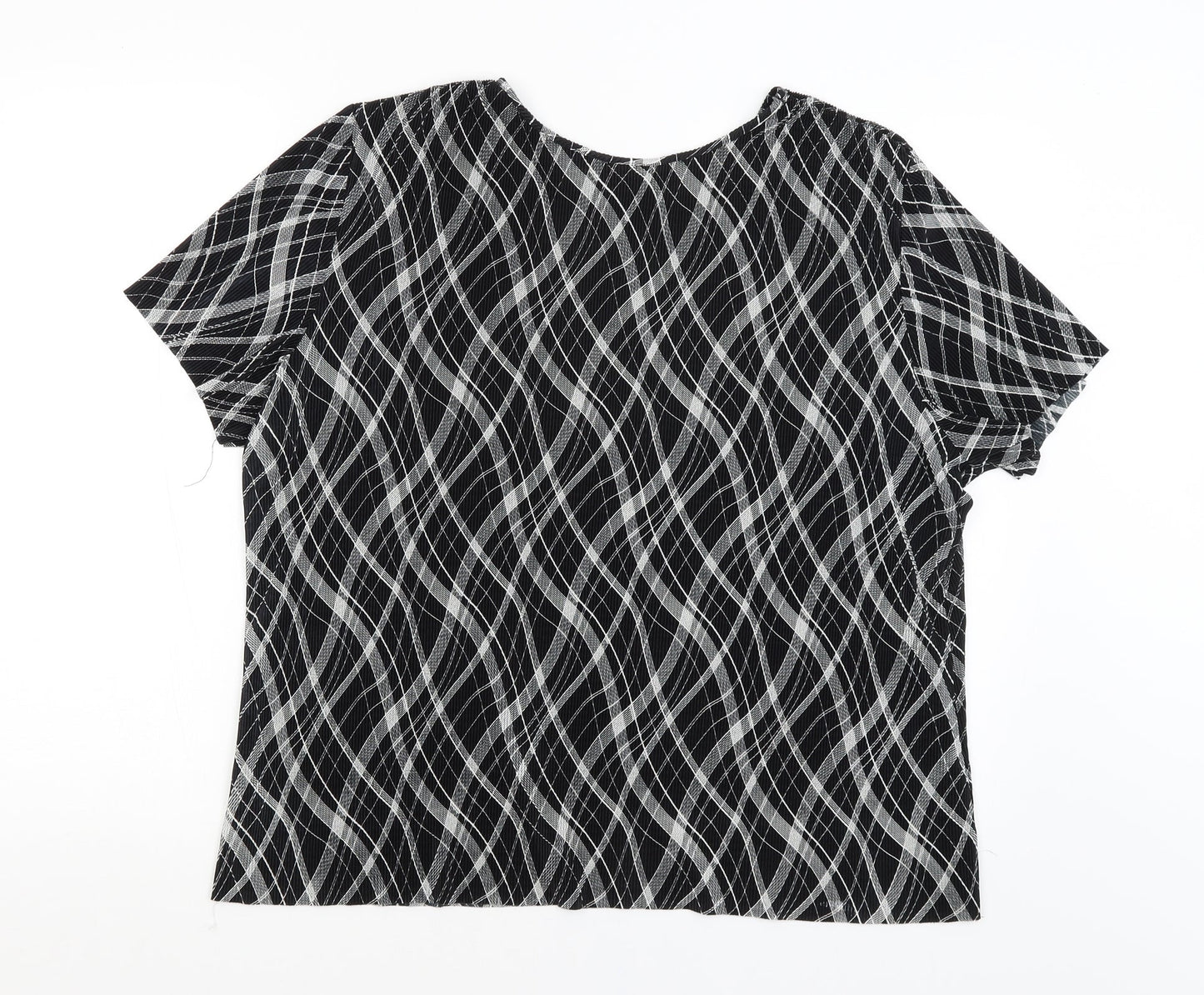 Womens UK Size L Holmewood Black Basic T-Shirt