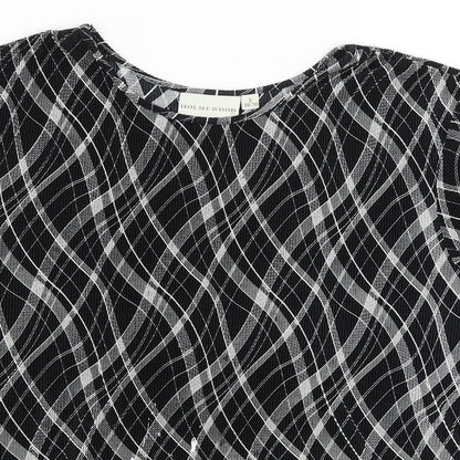Womens UK Size L Holmewood Black Basic T-Shirt