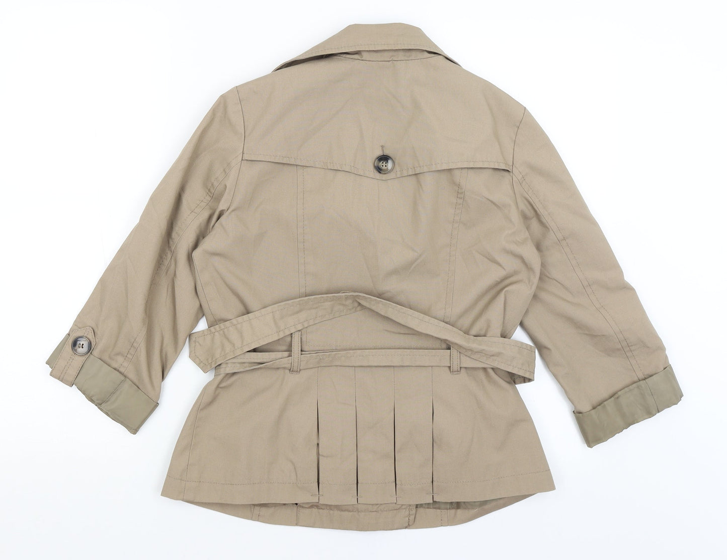 Divided Womens Brown   Pea Coat Coat Size 12