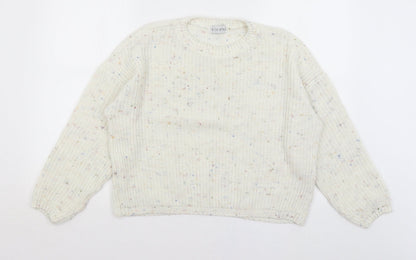 Womens UK Size 6 In the Style Ivory Pullover Jumper