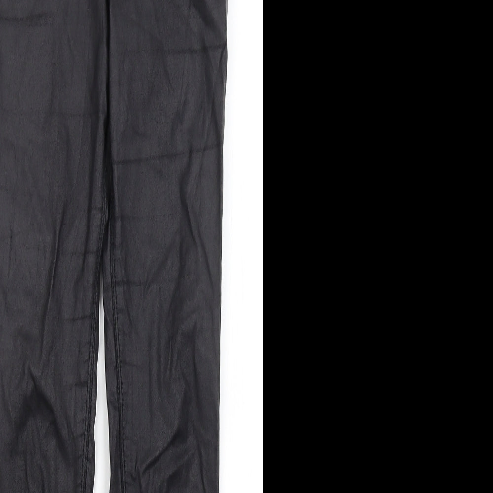 Denim Co Womens Black   Trousers  Size 8 L27.5 in