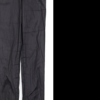 Denim Co Womens Black   Trousers  Size 8 L27.5 in