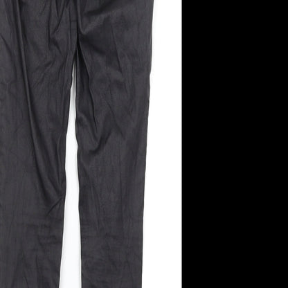 Denim Co Womens Black   Trousers  Size 8 L27.5 in