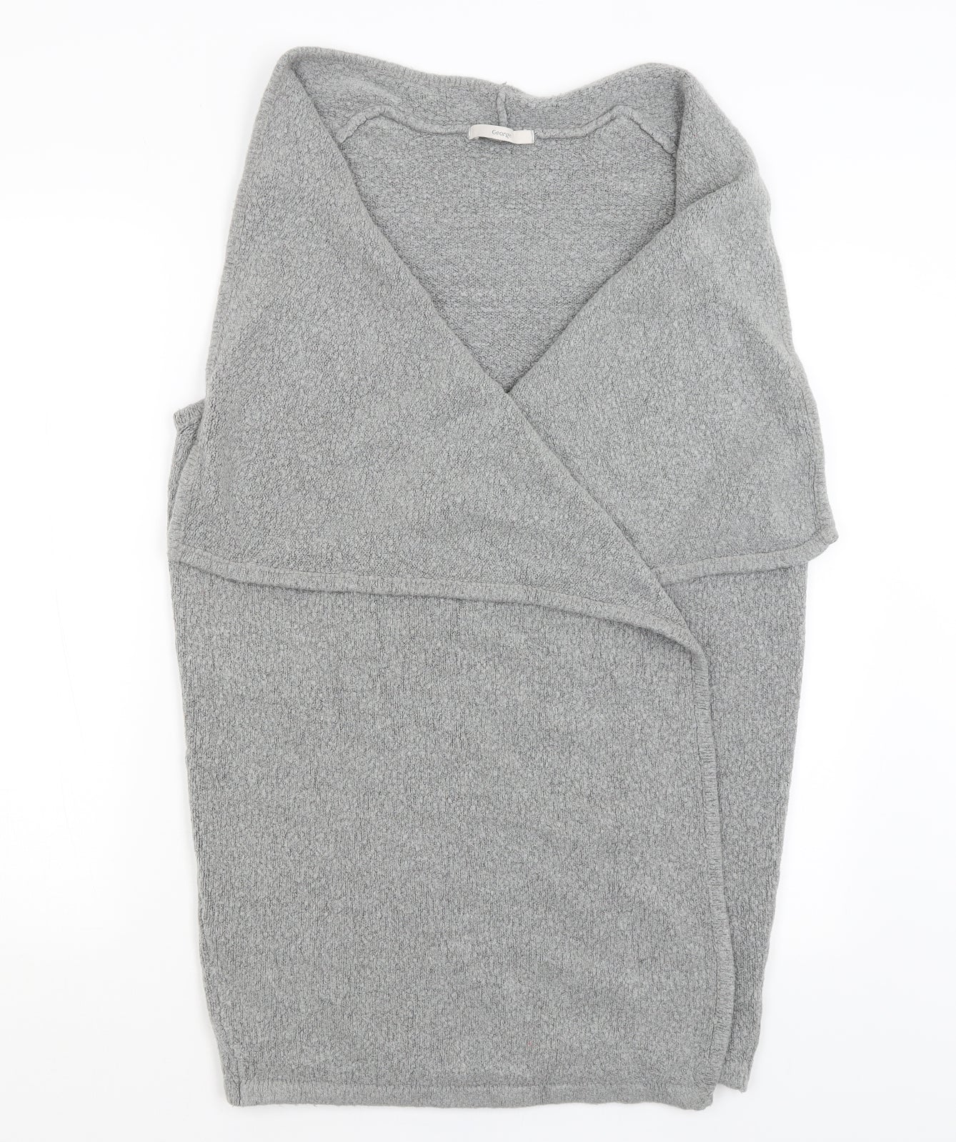 George Womens Grey   Shrug Jumper Size L