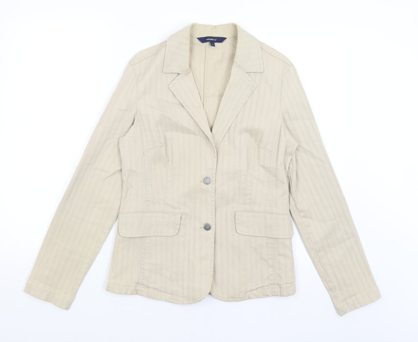 Womens UK Size 12 Casual Club Beige Jacket