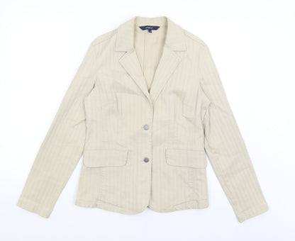 Womens UK Size 12 Casual Club Beige Jacket