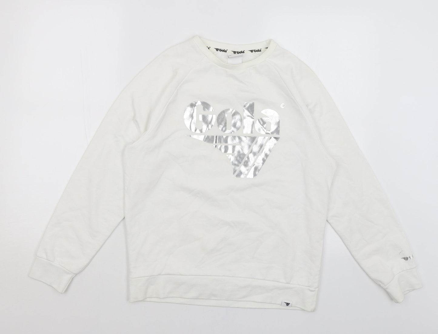 Gola Womens White   Pullover Jumper Size 8