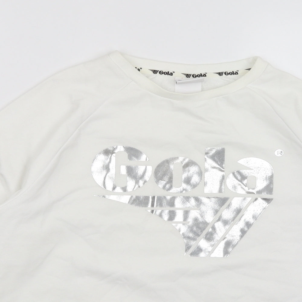 Gola Womens White   Pullover Jumper Size 8