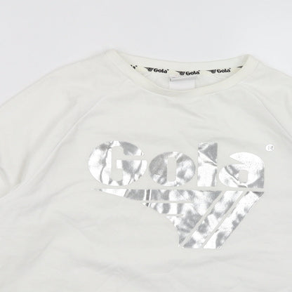 Gola Womens White   Pullover Jumper Size 8