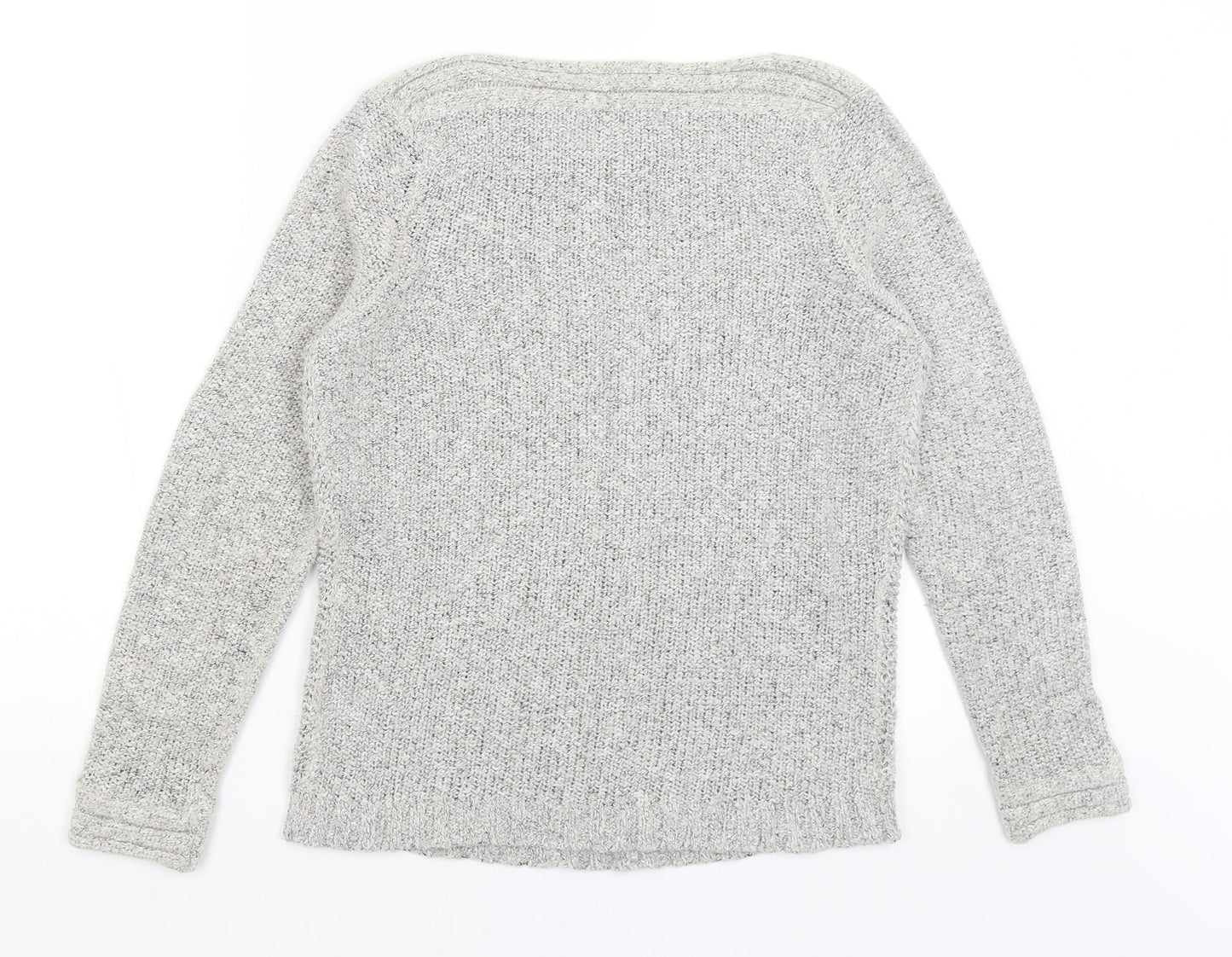 Womens UK Size S BM Collection Grey Pullover Jumper