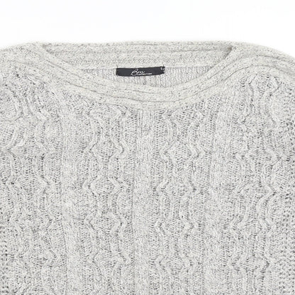 Womens UK Size S BM Collection Grey Pullover Jumper