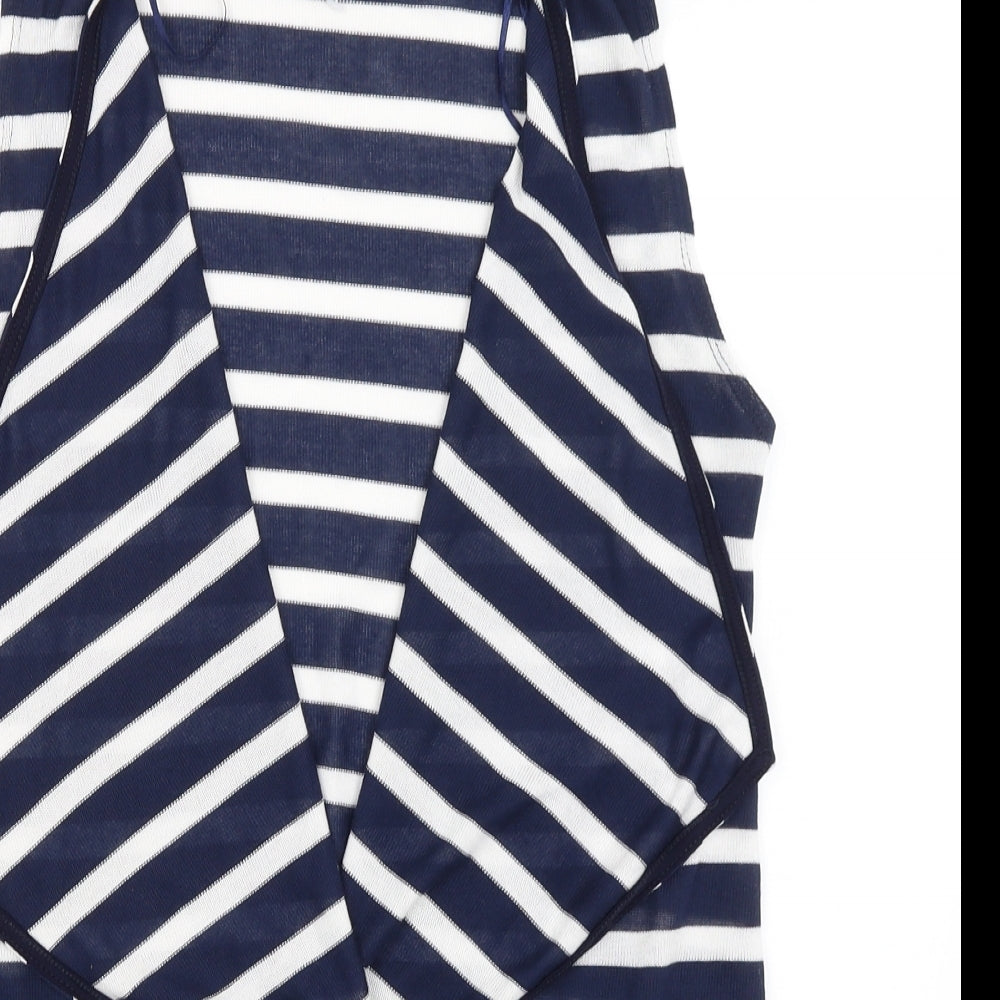 Womens UK Size M Dorothy Perkins Blue Vest Jumper
