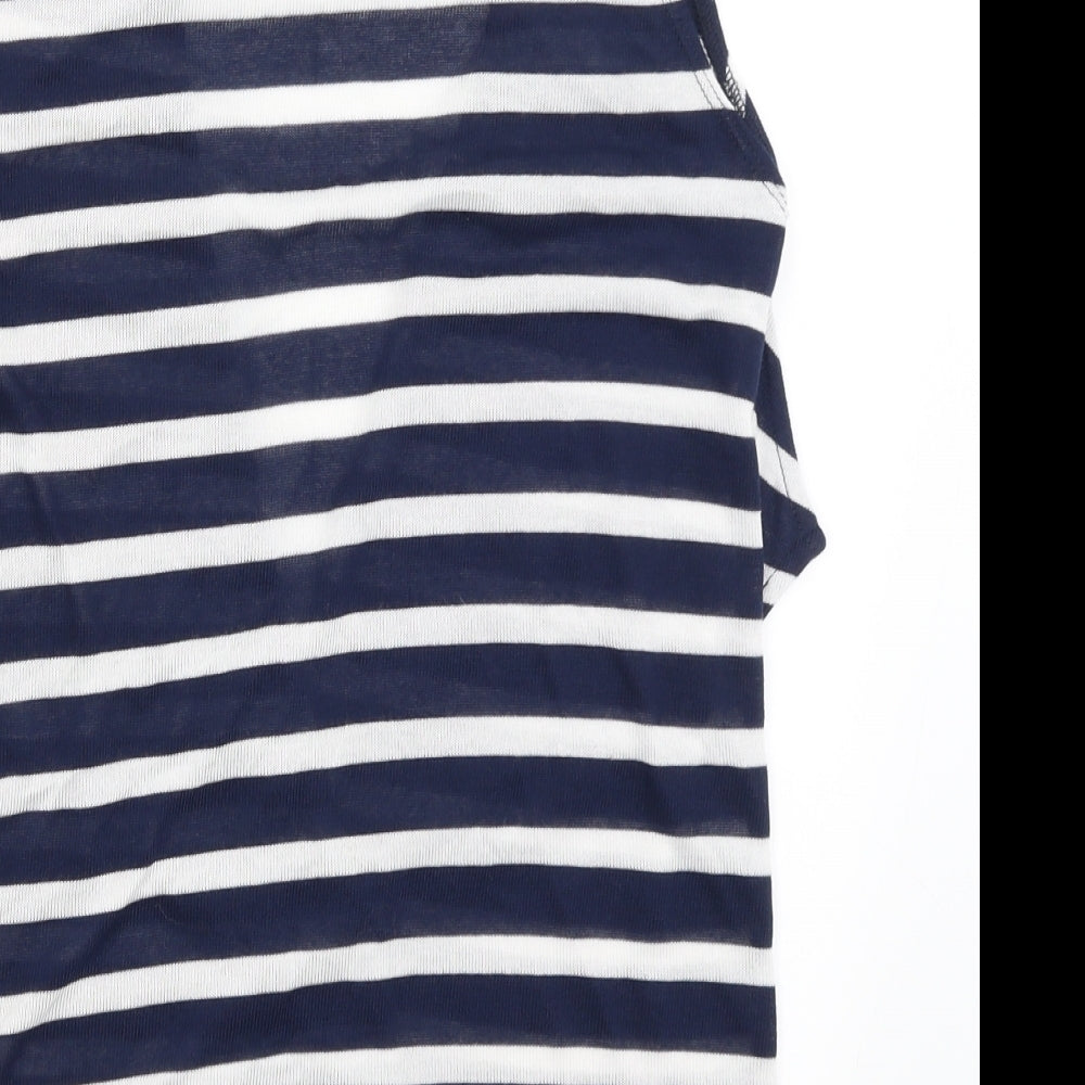 Womens UK Size M Dorothy Perkins Blue Vest Jumper