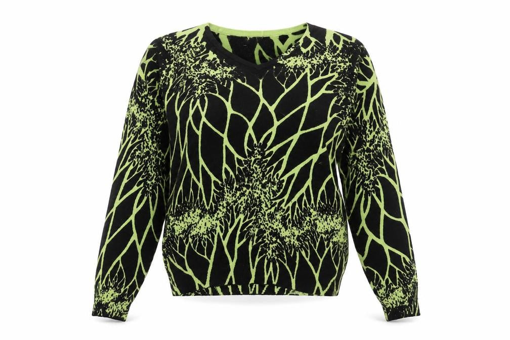 Front view of New Epoch women’s black jumper, size S