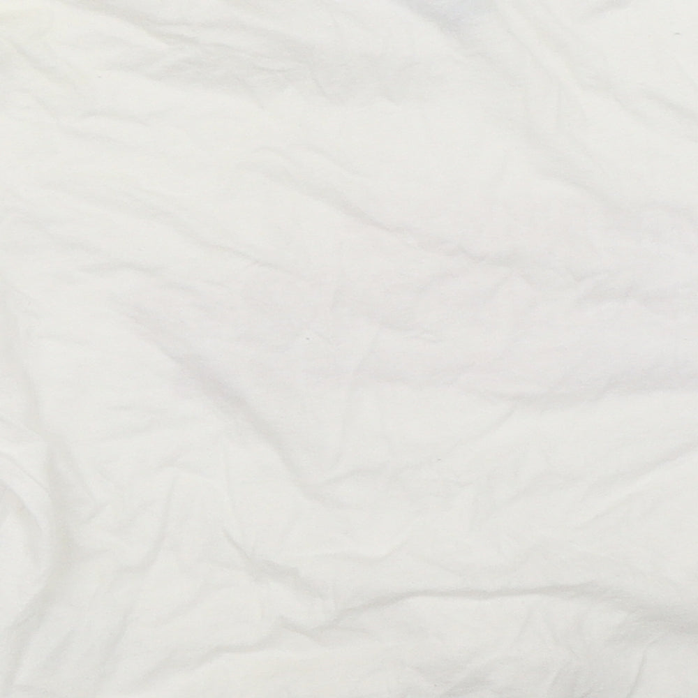 Womens UK Size XS H&M White Basic T-Shirt