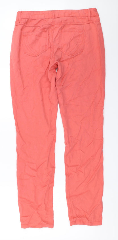 Jorli Womens Pink   Chino Trousers Size 38 L31 in