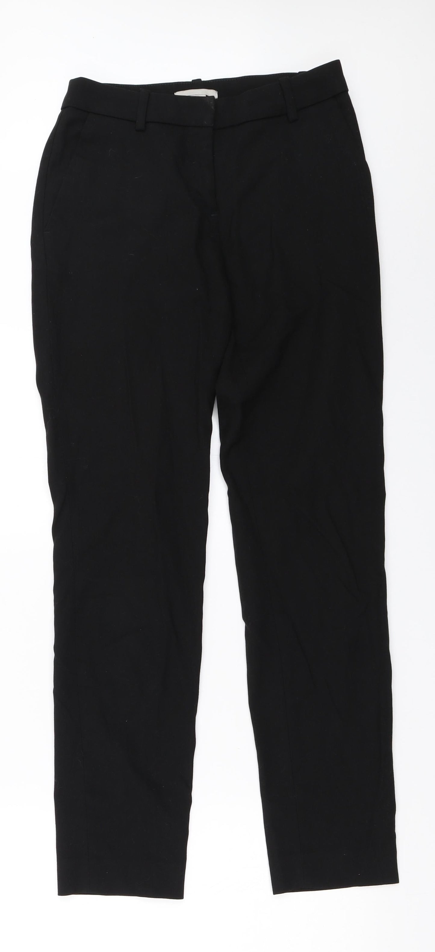Womens UK Size 32 H&M Regular Fit  Black Trousers