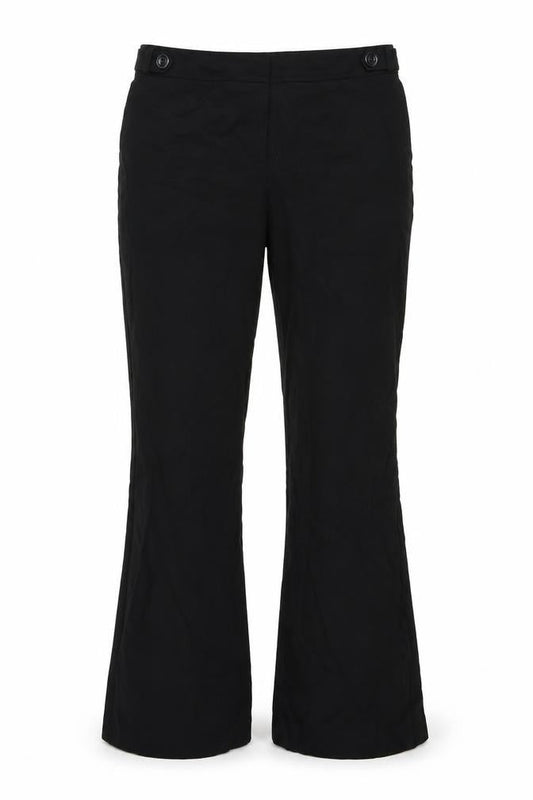 Womens UK Size 10 Dunnes Stores Regular Fit  Black Trousers