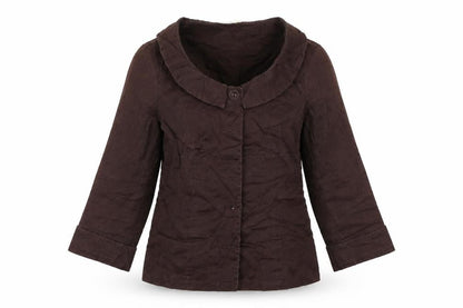 Womens UK Size 8 Promod Brown Jacket
