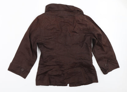 Womens UK Size 8 Promod Brown Jacket