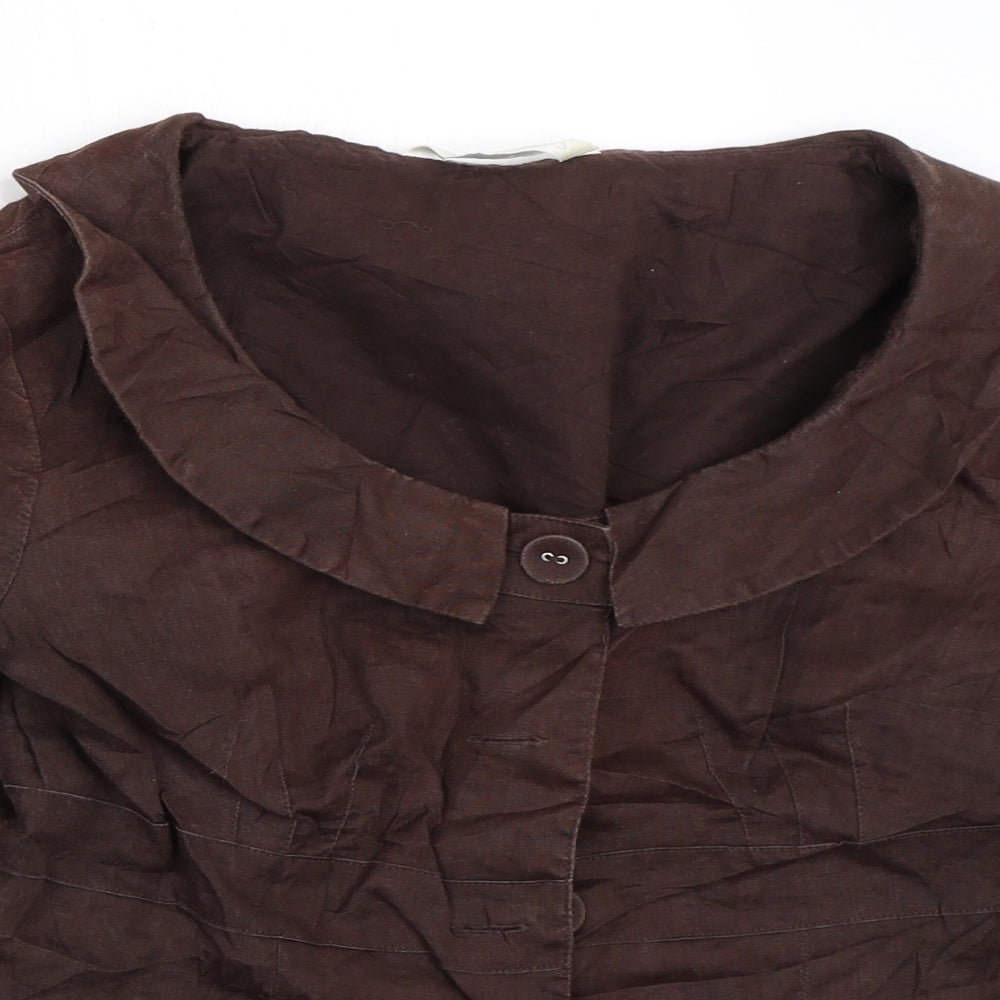 Womens UK Size 8 Promod Brown Jacket