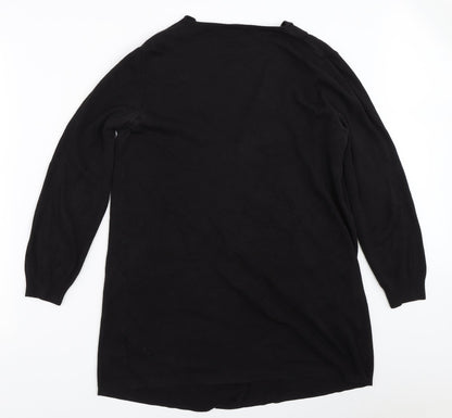 Womens UK Size M Marks and Spencer Black Cardigan Jumper