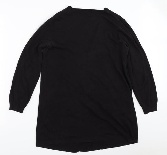 Womens UK Size M Marks and Spencer Black Cardigan Jumper