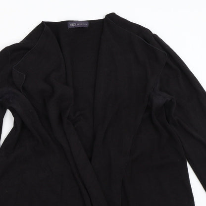 Womens UK Size M Marks and Spencer Black Cardigan Jumper