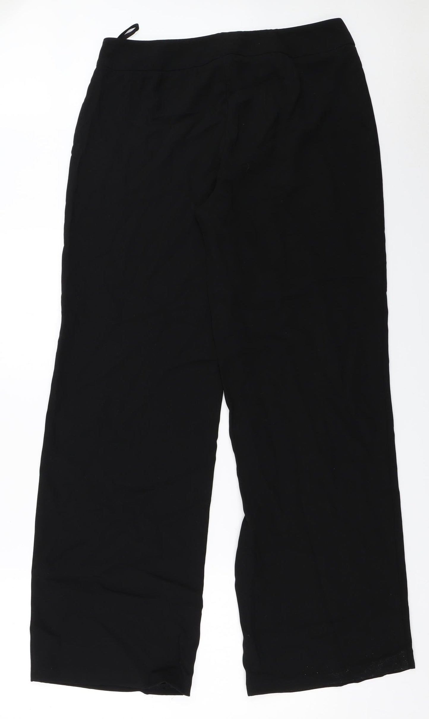 Womens UK Size 14 Marks and Spencer Regular Fit  Black Trousers