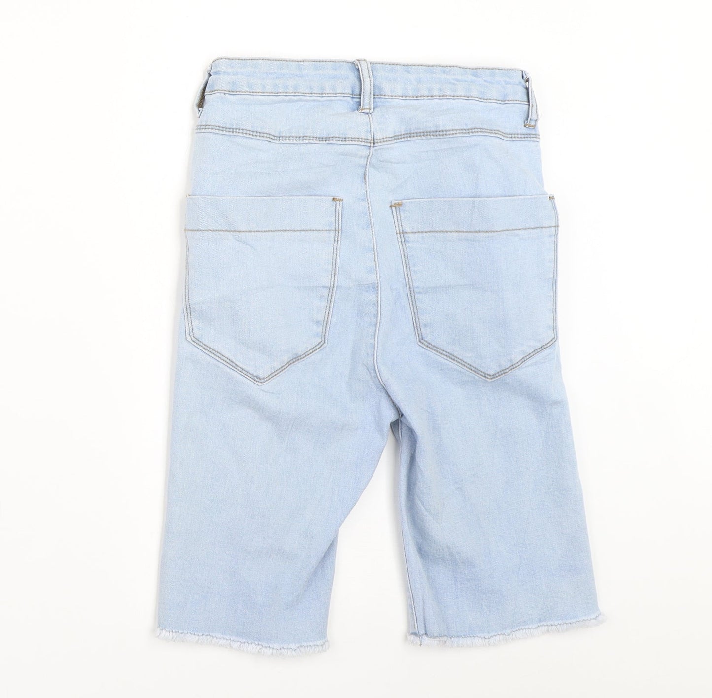 Lasula Womens Blue  Denim Cut-Off Shorts Size 6