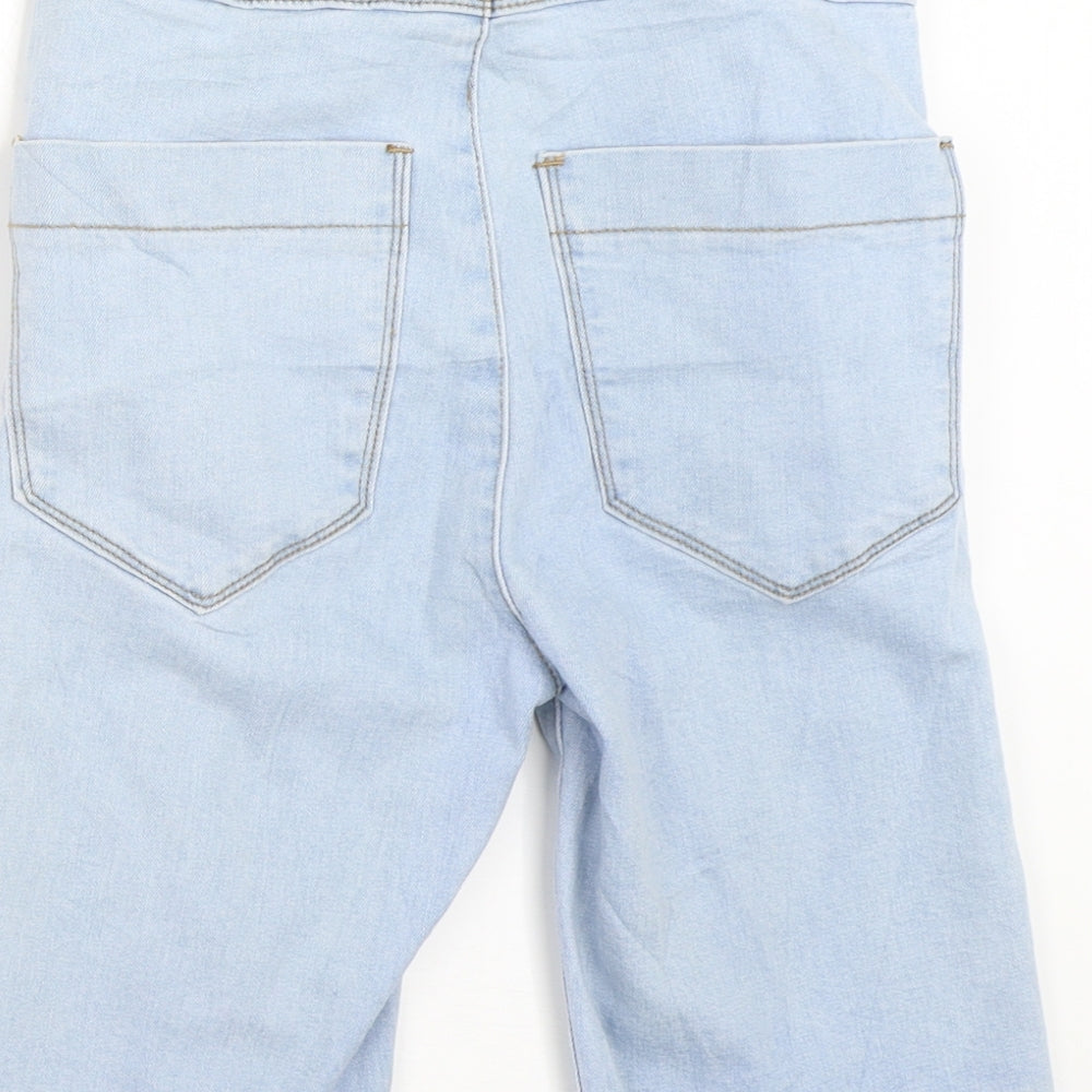 Lasula Womens Blue  Denim Cut-Off Shorts Size 6