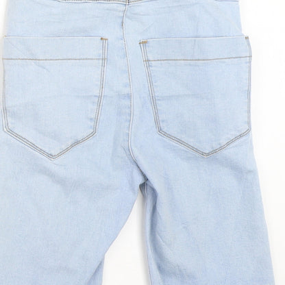 Lasula Womens Blue  Denim Cut-Off Shorts Size 6