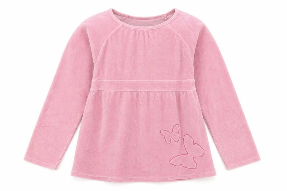 Front view of Vertbaudet girls’ pink jumper, size 8, years